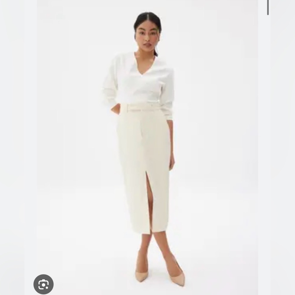 Love bonito pencil midi skirt Ivory
